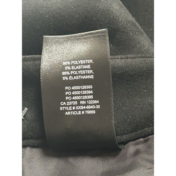 Wilfred Melina Pants Size 4 Black High Rise Slim Vegan Suede Aritzia NWT - Picture 5 of 10